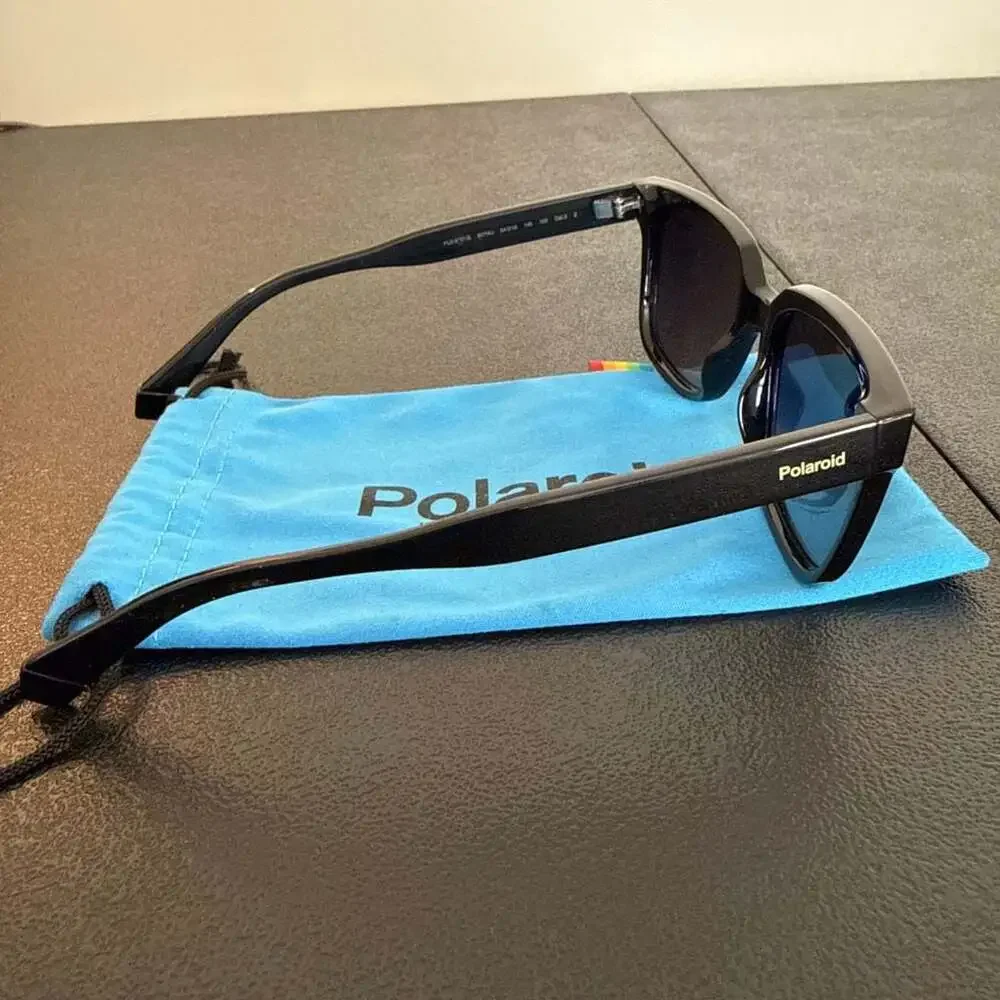 Polaroid PLD 6191/S Black Polarized Square Sunglasses
